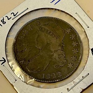 1822 Capped Bust Half Dollar